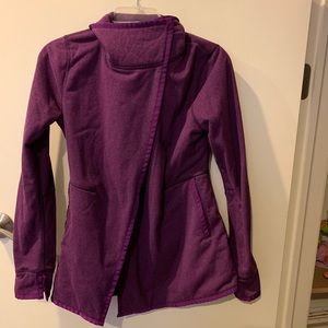 Ivivva Purple Sweater Jacket.  Size 14